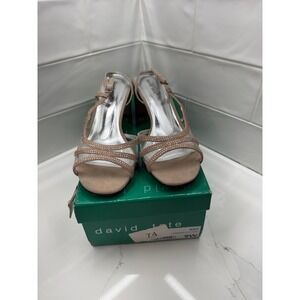 David Tate Womens Amber Block Cut-Out Heels‎ 9 W